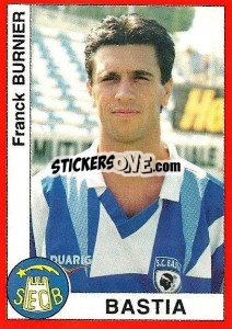 Sticker Franck Burnier - FOOT 1994-1995 - Panini