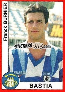 Cromo Franck Burnier - FOOT 1994-1995 - Panini