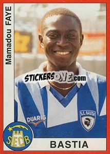 Sticker Mamadou Faye - FOOT 1994-1995 - Panini
