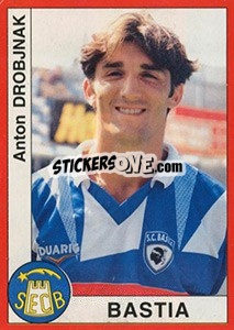 Sticker Anton Drobjnak - FOOT 1994-1995 - Panini