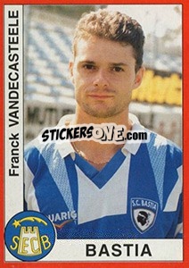 Figurina Franck Vandecasteele - FOOT 1994-1995 - Panini