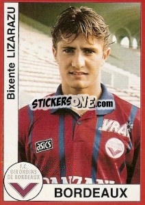 Sticker Bixente Lizarazu - FOOT 1994-1995 - Panini