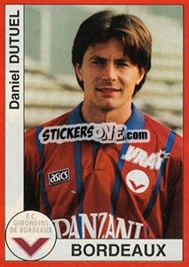 Figurina Daniel Dutuel - FOOT 1994-1995 - Panini
