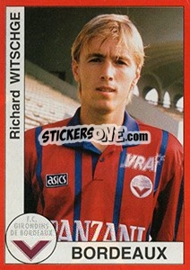 Figurina Richard Witschge - FOOT 1994-1995 - Panini