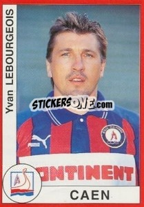 Sticker Yvan Lebourgeois - FOOT 1994-1995 - Panini