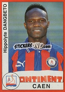 Sticker Hippolyte Dangbeto - FOOT 1994-1995 - Panini