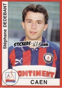 Sticker Stéphane Dedebant - FOOT 1994-1995 - Panini