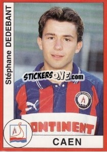 Sticker Stéphane Dedebant - FOOT 1994-1995 n. 86 - Panini