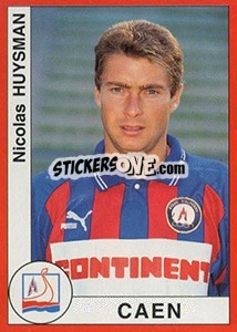 Sticker Nicolas Huysman - FOOT 1994-1995 - Panini