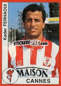 Sticker Kader Ferhaoui - FOOT 1994-1995 - Panini