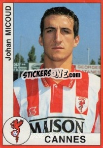 Sticker Johan Micoud - FOOT 1994-1995 - Panini