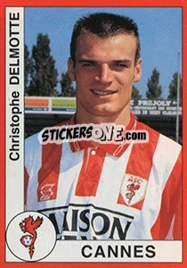Sticker Christophe Delmotte - FOOT 1994-1995 n. 101 - Panini