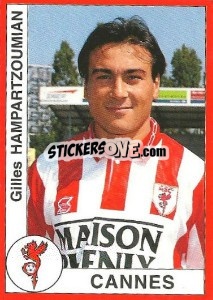 Sticker Gilles Hampartzoumian - FOOT 1994-1995 n. 105 - Panini