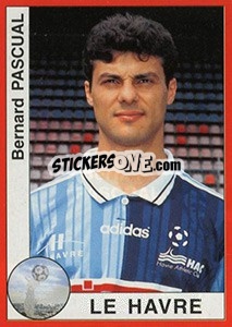 Figurina Bernard Pascual - FOOT 1994-1995 - Panini