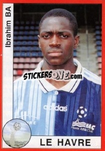 Figurina Ibrahim Ba - FOOT 1994-1995 - Panini