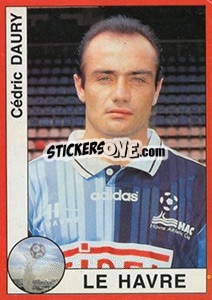 Sticker Cédric Daury - FOOT 1994-1995 - Panini