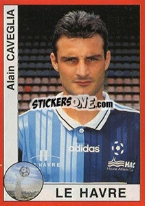 Figurina Alain Caveglia - FOOT 1994-1995 - Panini