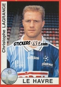 Sticker Christophe Lagrange - FOOT 1994-1995 n. 116 - Panini