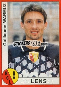 Figurina Guillaume Warmuz - FOOT 1994-1995 - Panini