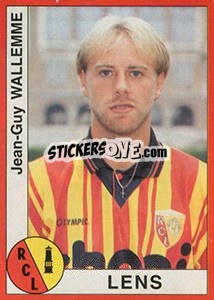Sticker Jean-Guy Wallemme - FOOT 1994-1995 - Panini