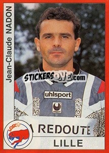 Sticker Jean-Claude Nadon - FOOT 1994-1995 - Panini