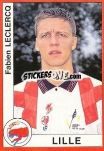 Sticker Fabien Leclercq - FOOT 1994-1995 - Panini