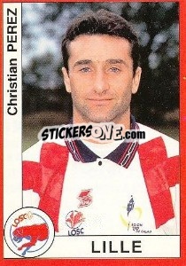 Figurina Christian Perez - FOOT 1994-1995 - Panini