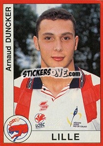 Sticker Arnaud Duncker - FOOT 1994-1995 - Panini