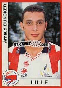 Figurina Arnaud Duncker - FOOT 1994-1995 - Panini