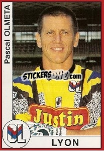 Sticker Pascal Olmeta - FOOT 1994-1995 - Panini