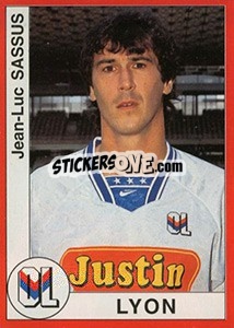 Cromo Jean-Luc Sassus - FOOT 1994-1995 n. 146 - Panini