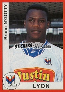 Cromo Bruno N'Gotty - FOOT 1994-1995 - Panini