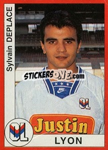 Sticker Sylvain Deplace - FOOT 1994-1995 - Panini