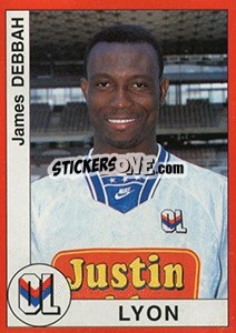 Sticker James Debbah - FOOT 1994-1995 n. 157 - Panini