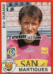 Figurina Eric Durand - FOOT 1994-1995 - Panini