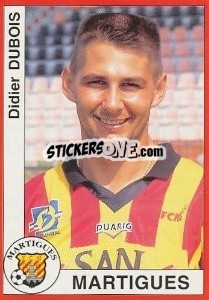 Figurina Didier Dubois - FOOT 1994-1995 - Panini