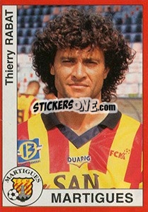 Sticker Thierry Rabat - FOOT 1994-1995 - Panini