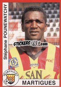 Sticker Stéphane Pounewatchy - FOOT 1994-1995 n. 163 - Panini