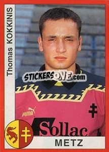 Cromo Thomas Kokkinis - FOOT 1994-1995 - Panini