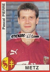 Sticker Pascal Pierre - FOOT 1994-1995 - Panini