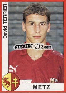 Figurina David Terrier - FOOT 1994-1995 - Panini