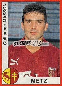 Sticker Guillaume Masson - FOOT 1994-1995 - Panini