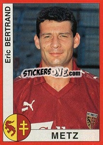 Cromo Eric Bertrand - FOOT 1994-1995 - Panini