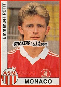 Sticker Emmanuel Petit - FOOT 1994-1995 n. 187 - Panini