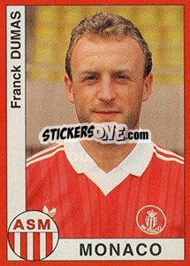 Sticker Franck Dumas - FOOT 1994-1995 - Panini