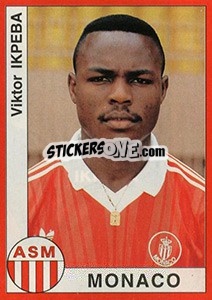 Sticker Victor Ikpeba - FOOT 1994-1995 - Panini