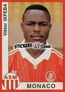 Cromo Victor Ikpeba - FOOT 1994-1995 - Panini