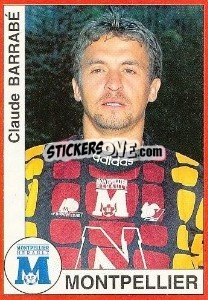 Sticker Claude Barrabé - FOOT 1994-1995 - Panini