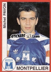 Sticker Michel Pavon - FOOT 1994-1995 n. 202 - Panini