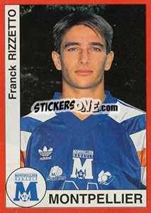 Figurina Franck Rizzetto - FOOT 1994-1995 - Panini